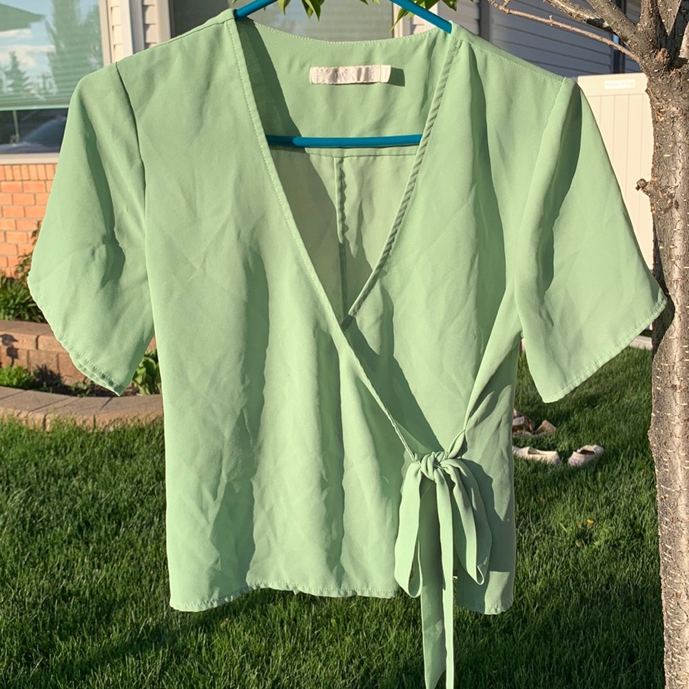 Wrap around shirt